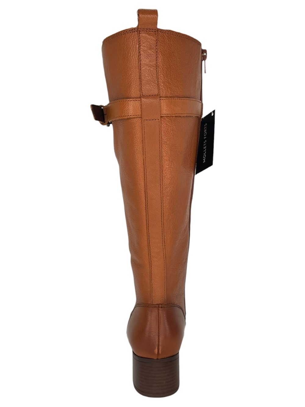 Naturalizer Tan Leather Knee-High Riding Boots - Picture 4 of 12